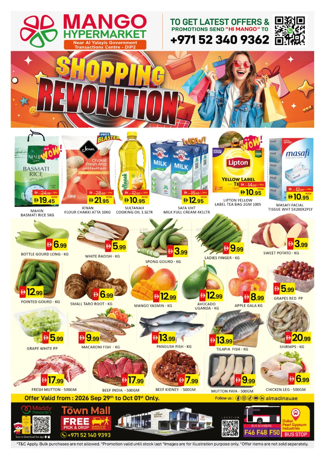 نشرة Mango Hypermarket LLC — Town Mall -Dubai
