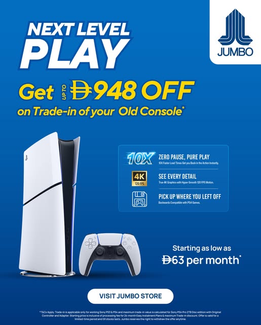 نشرة Jumbo Electronics — Upgrade Your Gaming Experience with Jumbo