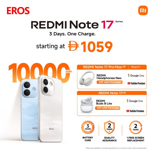 نشرة EROS — Discover the New Redmi Note 17