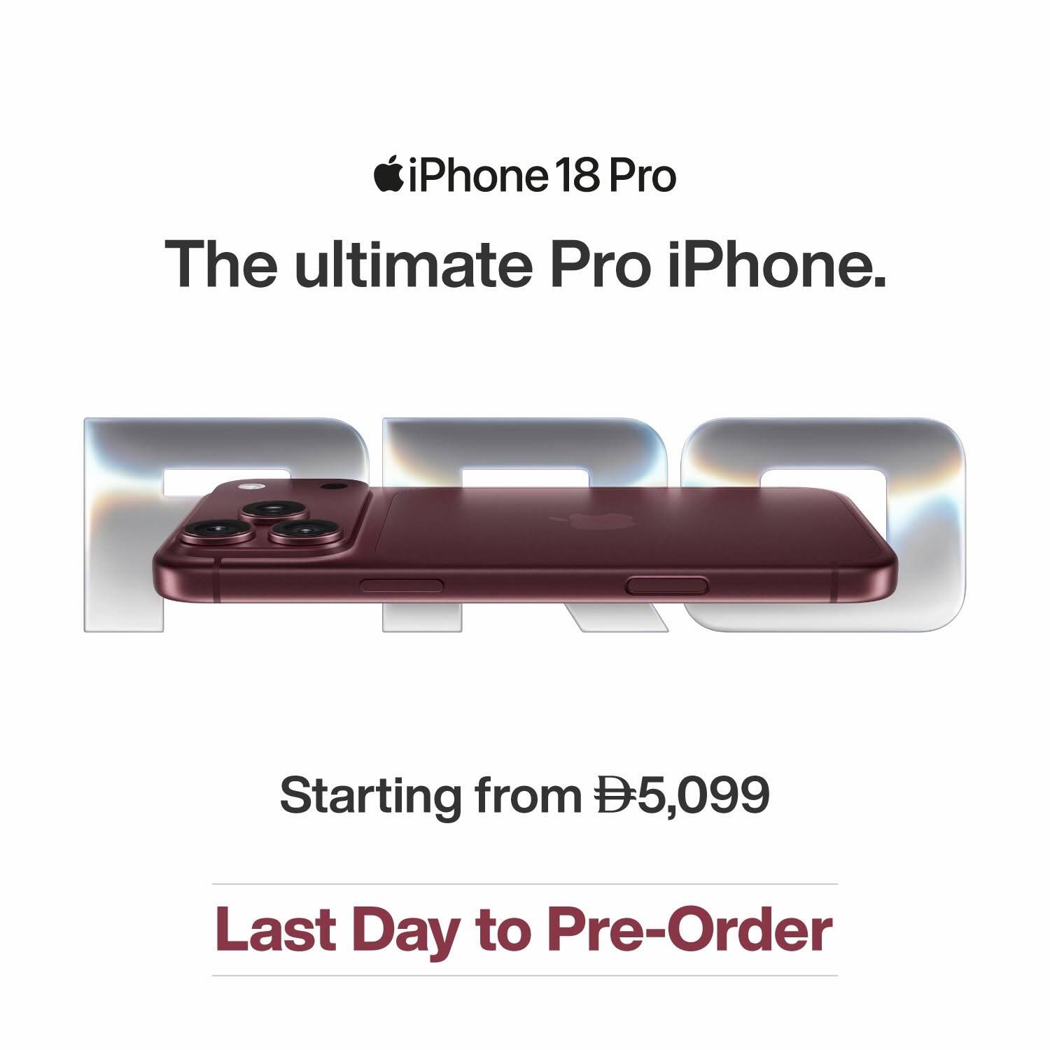 نشرة Jumbo Electronics — Sale On iPhone 18 Pro