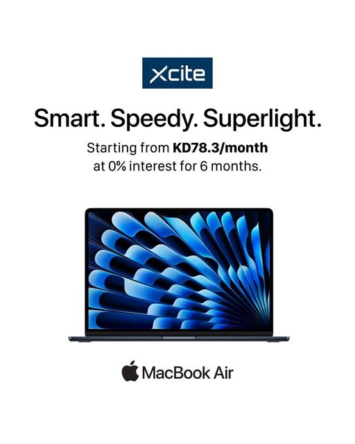 نشرة Xcite — New arrival - MacBook Air