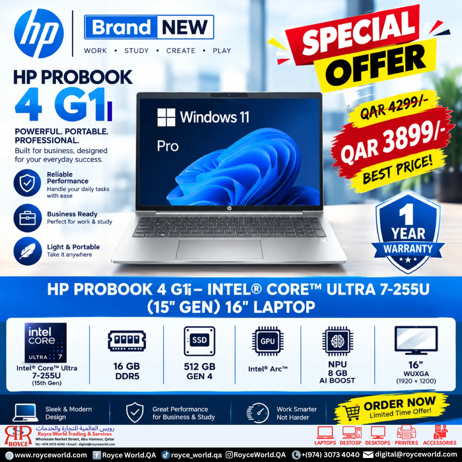 نشرة Royce World Trading & Services W.L.L — Special Offer