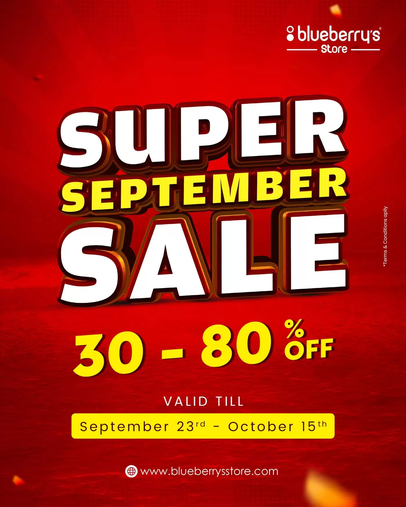نشرة Blue Berrys Store — Blue Berrys Store Oman offers to 15 October 2026 Super Sale
