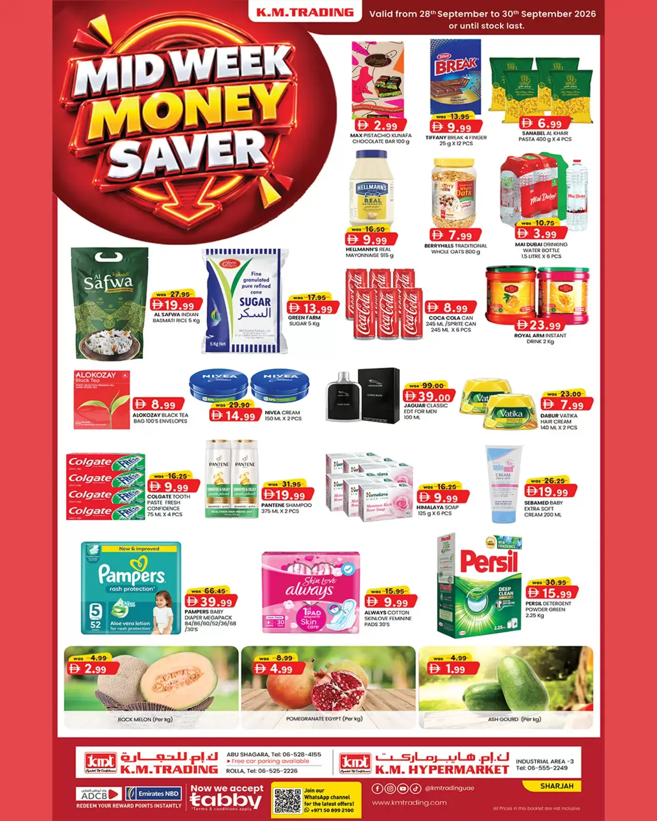نشرة K.M Trading — KM Trading Sharjah offers from 28 to 30 September 2026 Midweek