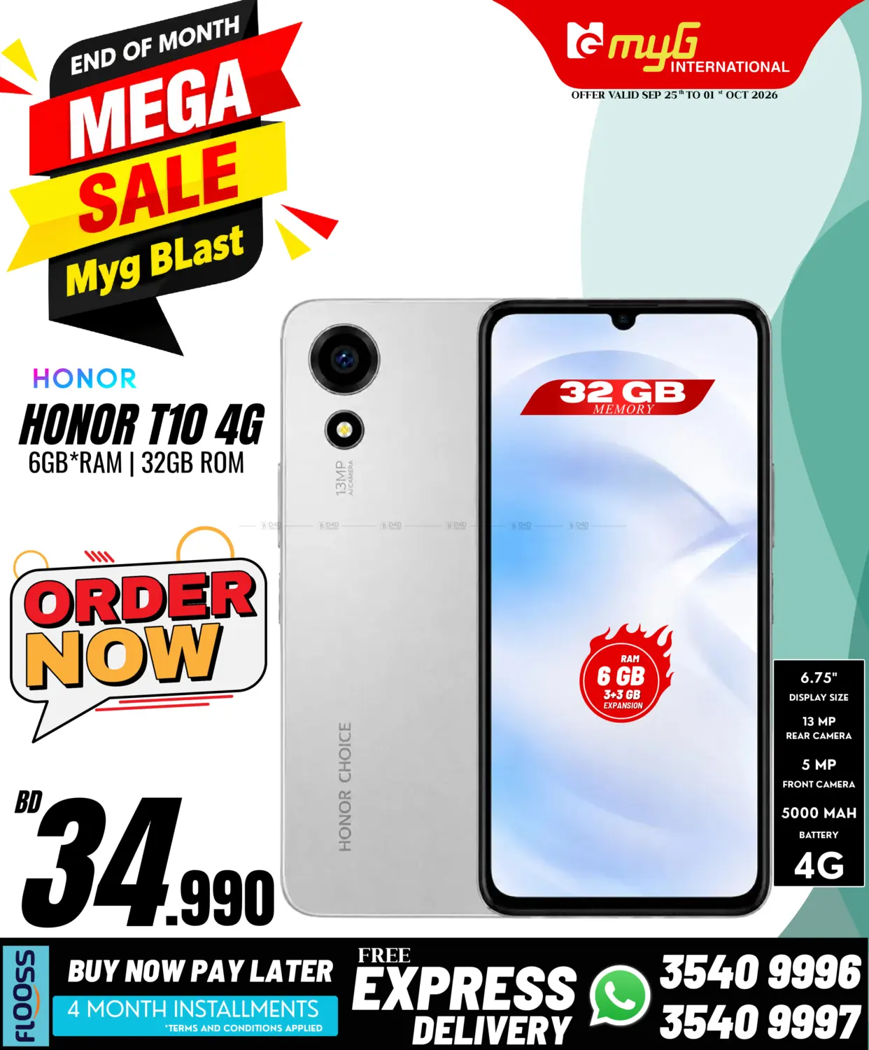 MyG International End Of Month Mega Sale Myg Blast flyer cover