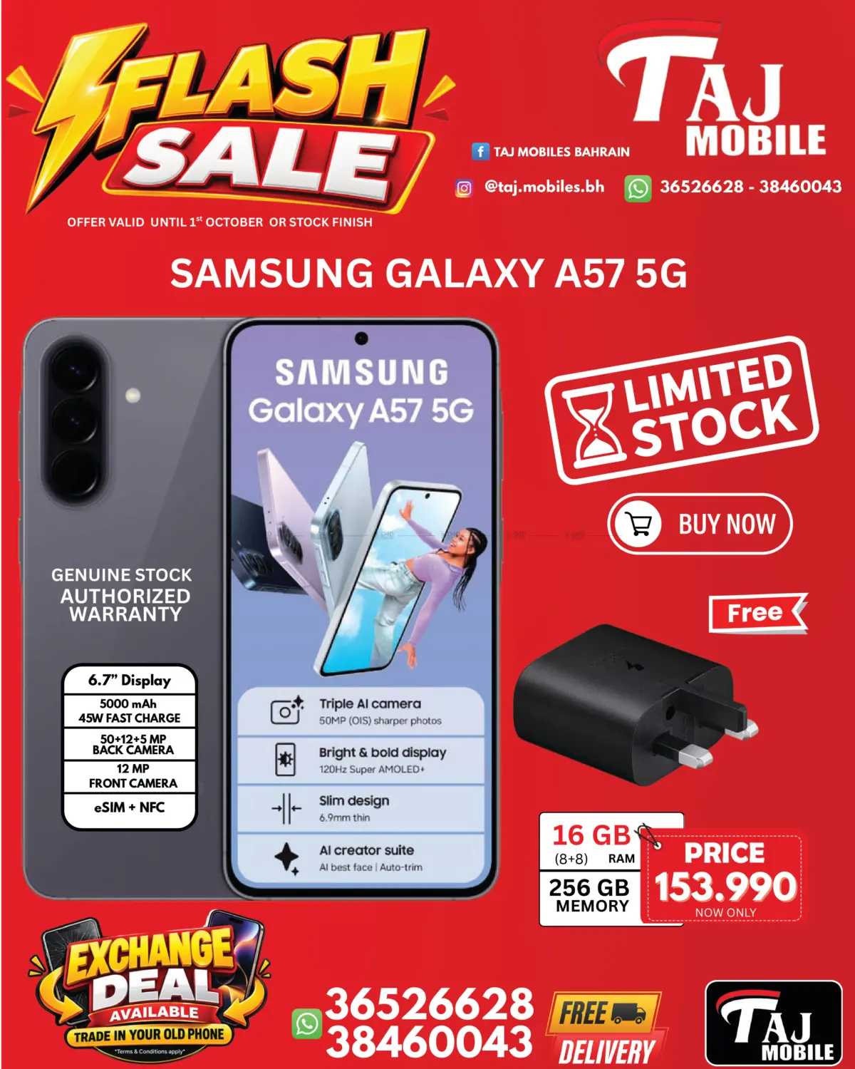 Taj Mobiles Flash Sale